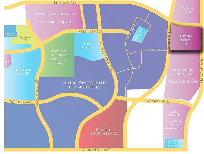 Tustin Legacy Tustin Field II Map