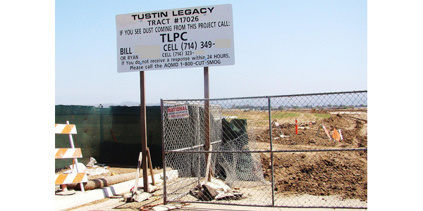 Tustin Legacy development sign